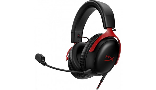 HyperX Cloud III must-punased kõrvaklapid (727A9AA)