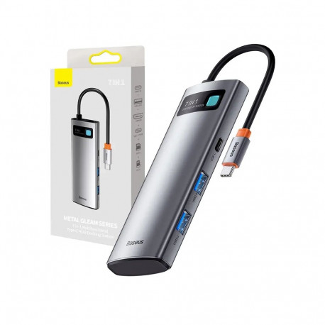 Baseus 7in1 USB-C ja 2x USB 3.0 + HDMI + USB-C PD hub adapter