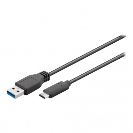 Goobay USB-kaabel 73141, sünkroonimine ja laadimine, Super Speed, USB-C–USB-A, USB 3.0 A-tüüpi pisti