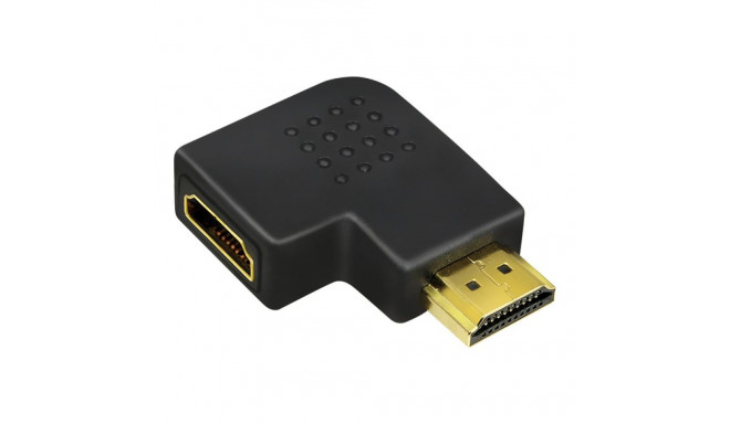 HDMI Adapter, AM to AF in 90 degree flat angled | Logilink