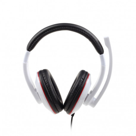 Gembird | MHS-001-GW | Stereo headset | Built-in microphone | 3.5 mm | Glossy white
