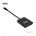 I/O HUB USB-C TO DP DUAL/CSV-1555 CLUB3D