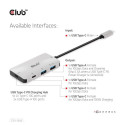 I/O HUB USB-C PD CHARGING/CSV-1543 CLUB3D