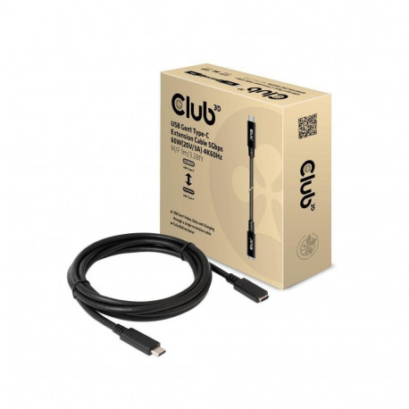 CABLE USB-C TO USB-C 1M/M/F CAC-1531 CLUB3D