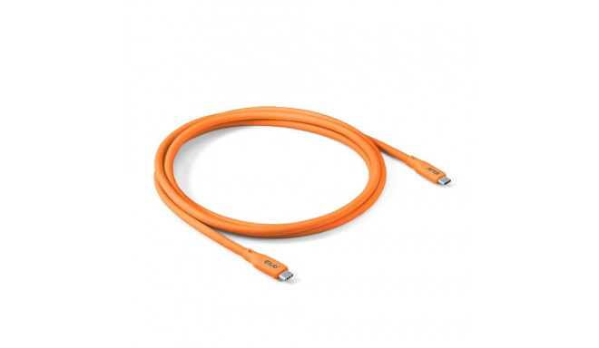 CABLE USB-C TO USB-C 2M/M/M ORANGE CAC-3000 CLUB3D