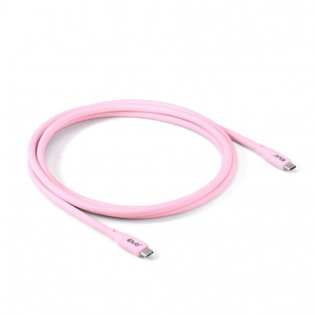 CABLE USB-C TO USB-C 2M/M/M PINK CAC-3002 CLUB3D