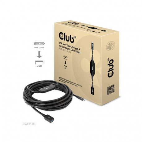 CABLE USB-C TO USB 10M/M/F CAC-1538 CLUB3D