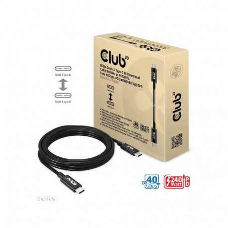 CABLE USB-C 3M/M/M CAC-1579 CLUB3D