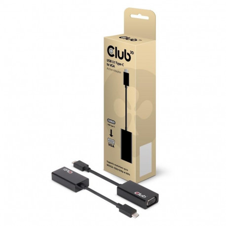I/O ADAPTER USB-C TO VGA/M/F CAC-1502 CLUB3D