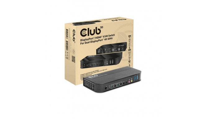 VIDEO SWITCH KVM DP/HDMI/CSV-7210 CLUB3D