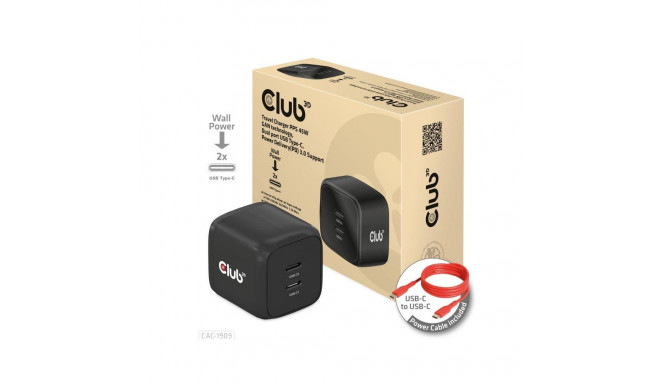 MOBILE CHARGER WALL USB-C DUAL/45W CAC-1909EU CLUB3D