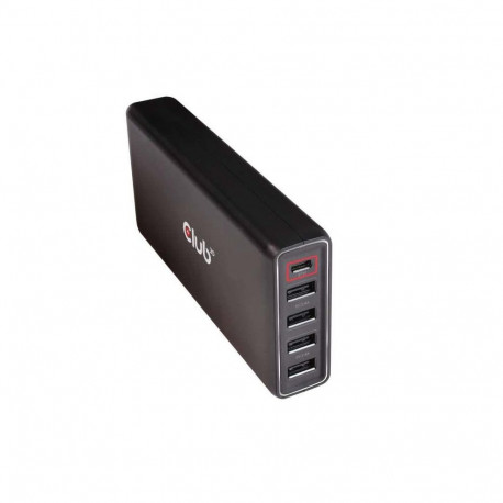 MOBILE CHARGER WALL 5P + CABLE/USB 111W CAC-1903EU CLUB3D