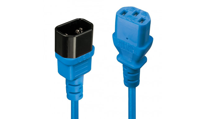CABLE POWER IEC EXTENSION 2M/BLUE 30472 LINDY