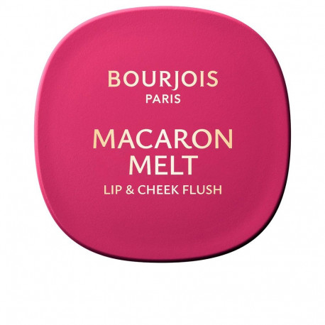 BOURJOIS MACARON MELT colorete para mejillas y labios #4-Pink Guava 8 gr