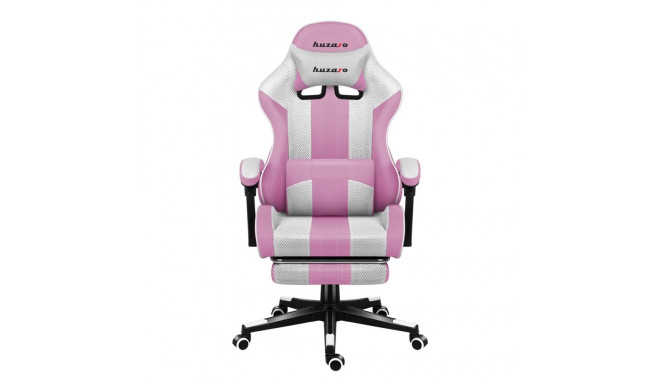 Gaming Chair - Huzaro Force 4.7 Adjustable Backrest 140kg Capacity Pink Mesh