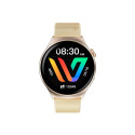 Smartwatch - Weofly Curve Blood Oxygen Sensor Heart Rate Monitor Bluetooth 5.3 Gold