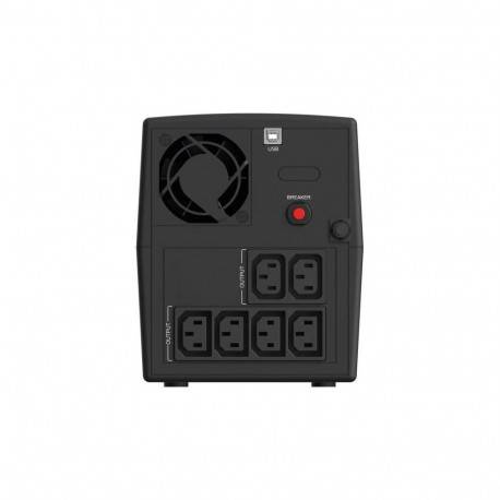 Uninterruptible Power Supply - Infosec INF_661147 1300VA 720W 6× C13