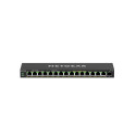 Networking Switch - NETGEAR GS316EP Managed Gigabit 15 PoE Ports 180W Black