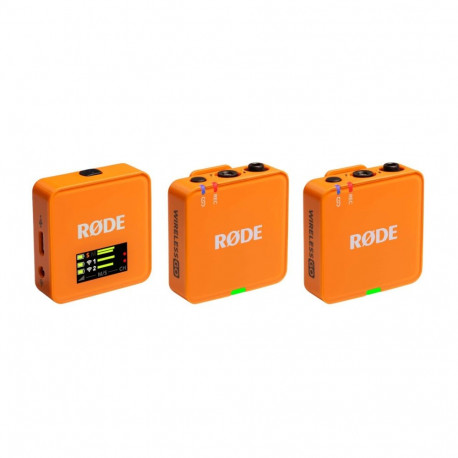 Microphone System - RØDE Wireless GO III 260m Range, 7h Battery Life Orange