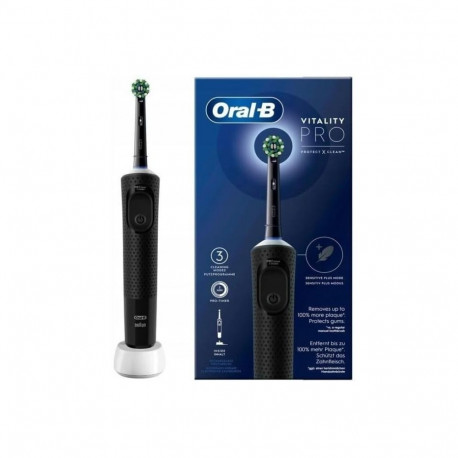 Electric Toothbrush - Oral-B VITALITY PRO D103 Rechargeable 3 Modes Bluetooth Black