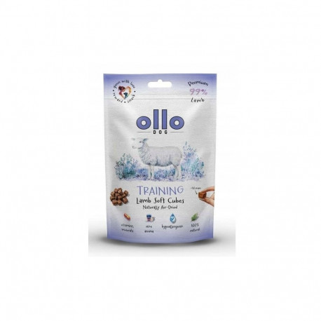 Dog Treat - OLLO Air Dried Training Lamb Cubes 80g Hypoallergenic Grain-Free