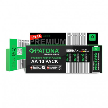 Battery - PATONA Premium AA Mignon LR06 1.5V 3000mAh Alkaline Pack of 10