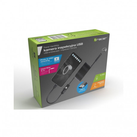 Industrial Endoscope - Tracer HardWire 70° Viewing Angle 8mm Lens IP67 Waterproof