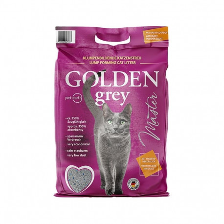 Cat Litter - Golden Grey Master Bentonite Clumping Dust-Free 7kg