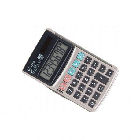 Calculator - Vector DK-050 8-Digit Display Battery/Solar Power Ergonomic Design