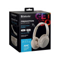 Wireless Headphones - Defender Freemotion B475 ANC USB C AUX 20-20000 Hz Beige Wireless Headphones - Defender Freemotion B475 ANC USB C AUX 20-20000 Hz Beige
