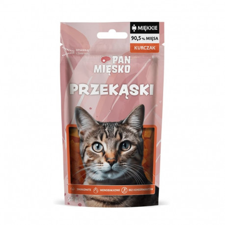 Cat Treat - PAN MIĘSKO Chicken Snacks Gluten-Free Grain-Free 50g