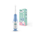 Electric Toothbrush - Neno Denti Blue Vibrating 3 Modes Timer AAA Batteries