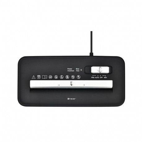 Paper Shredder - Tracer EDGY10L 6-Sheet Capacity 10L Basket Black