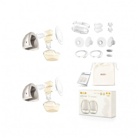 Breast Pump - Neno Perla Twin Cordless Electronic 125ml LCD Display USB-C
