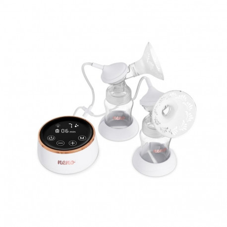 Breast Pump - Neno Bella Twin Moon Cordless LCD Display 150ml BPA-Free