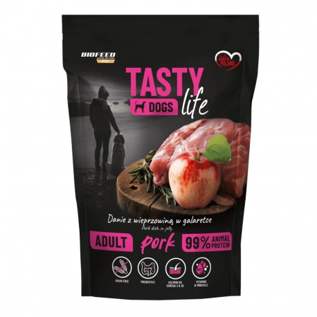 Dog Food - BIOFEED Tasty Dogs Life Pork Wet Grain-Free 500g