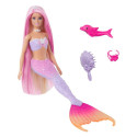 Fashion Doll - MATTEL Barbie A Touch of Magic Malibu Mermaid 380mm with Dolphin