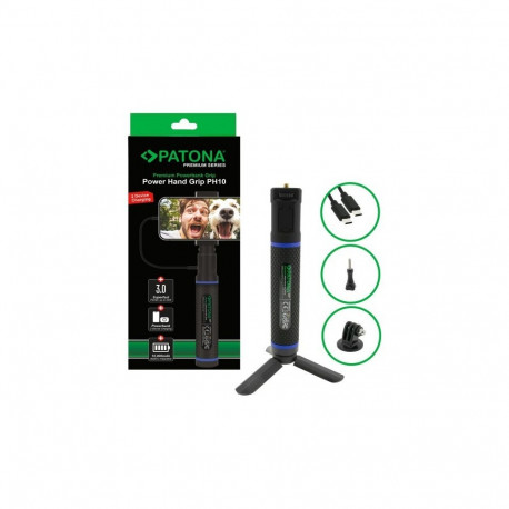 Power Bank - PATONA Premium Grip Power Hand PH10 10000mAh 20W USB-C Black