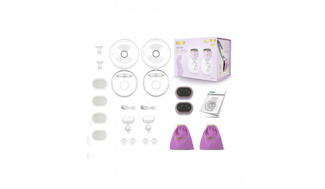 Breast Pump - Neno Sole Twin Cordless Electronic 3-Phase 200ml BPA-Free
