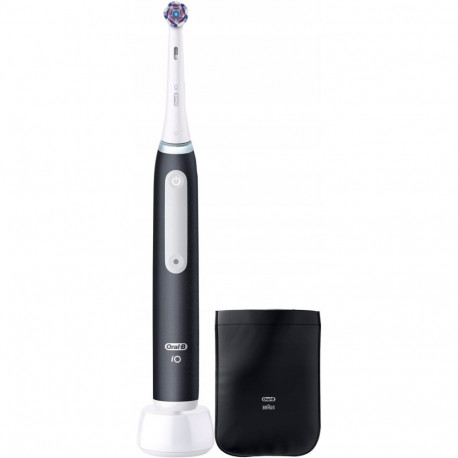 Electric Toothbrush - Oral-B Adjustable Speed, 3 Modes, Rechargeable, Cover Black/White