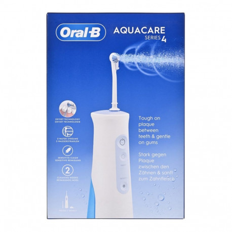 Water Flosser - Oral-B AquaCare 4 Cordless, Rechargeable, 2 Intensity Levels