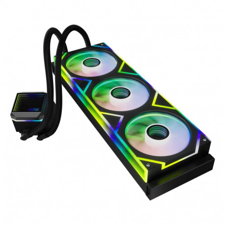 CPU Cooler - XPG LEVANTE II 360mm AIO Water Cooling 3x 12cm Fans RGB Black