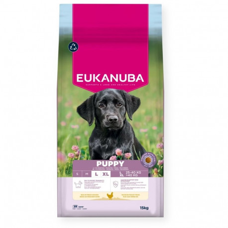 Dog Food - EUKANUBA Puppy L XL Chicken Rich 26.5% Protein 14.5% Fat 15kg