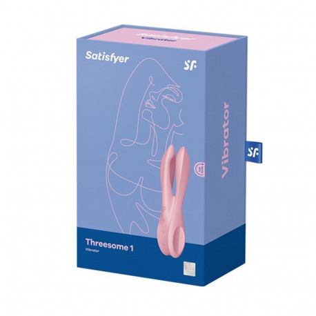 Satisfyer vibraator Threesome 1, roosa