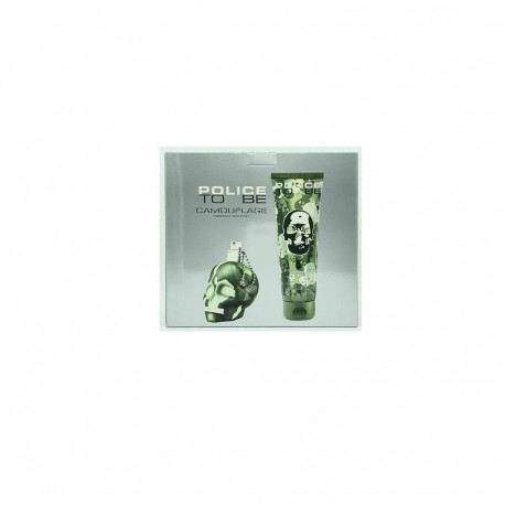 POLICE TO BE CAMOUFLAGE EAU DE TOILETE 40ML VAPORIZADOR + CHAMPU PERFUMADO 100ML