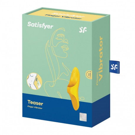 Satisfyer sõrmevibraator Teaser tugev 1tk, kollane