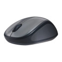 Logitech M235 Wireless Mouse, RF Wireless, 1000 DPI, Grey