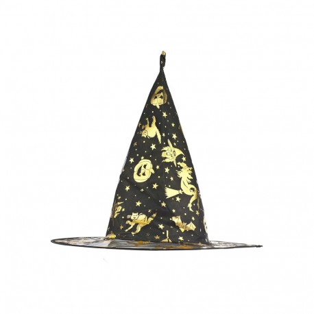 Nõiamüts must-kuldne