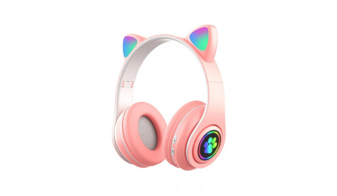 Goodbuy Paws wireless headsets for kids | bluetooth 5.0 | pink