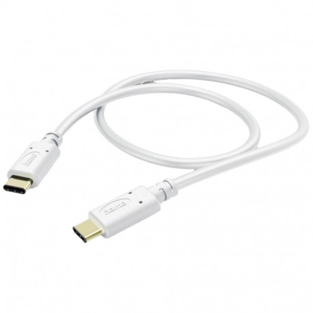 Hama Charging Cable USB-C to USB-C 1.5m White